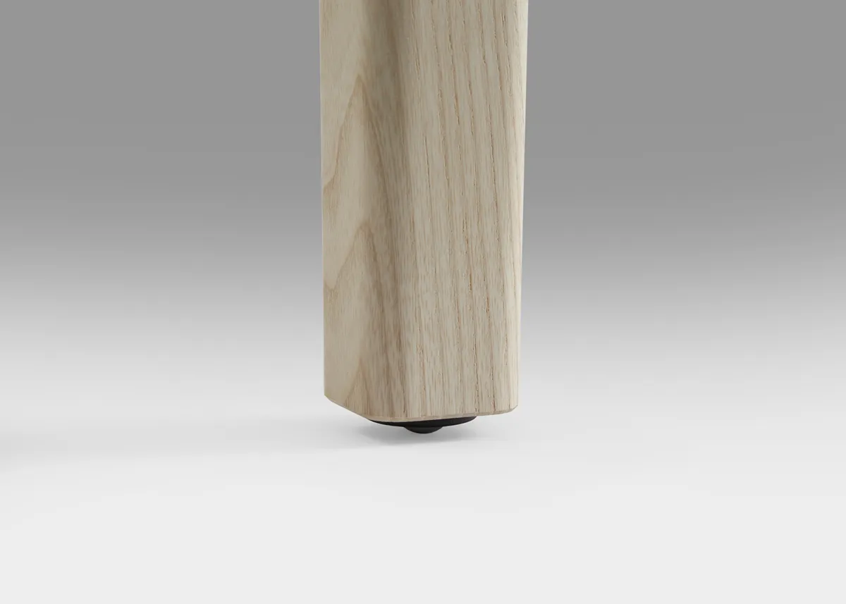 Hjul integrerat dolt mot golv