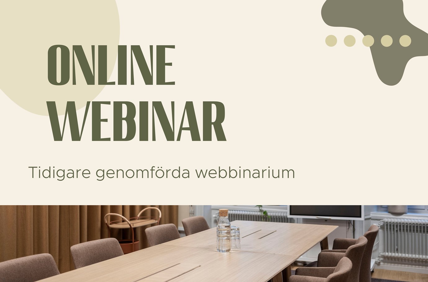Hösten webbinarium med Lundbergs Möbler