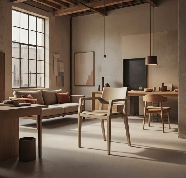 Tova helkarm brunbeige