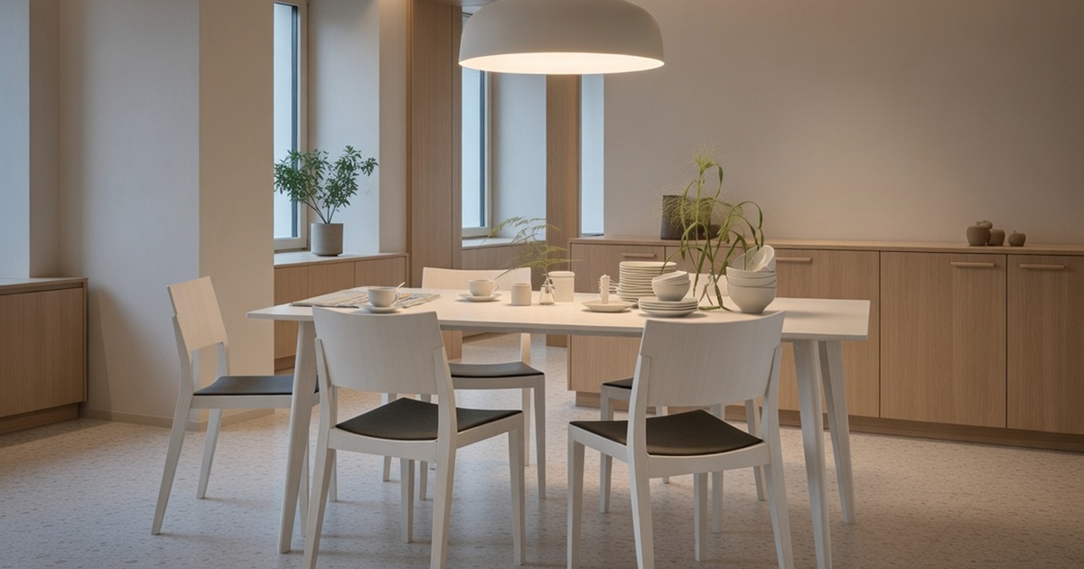 Sustainable round and rectangular wooden dining tables, made in Sweden ...