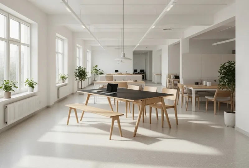 Arkosittbänk, stol Tova vid bord Arko Grande