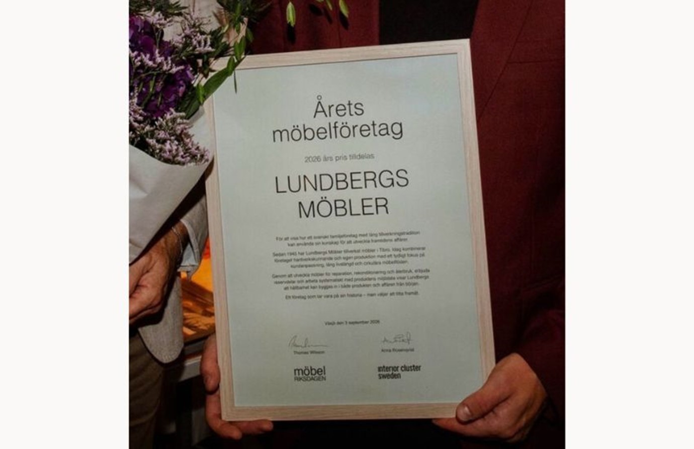 Årets möbelföretag 2026