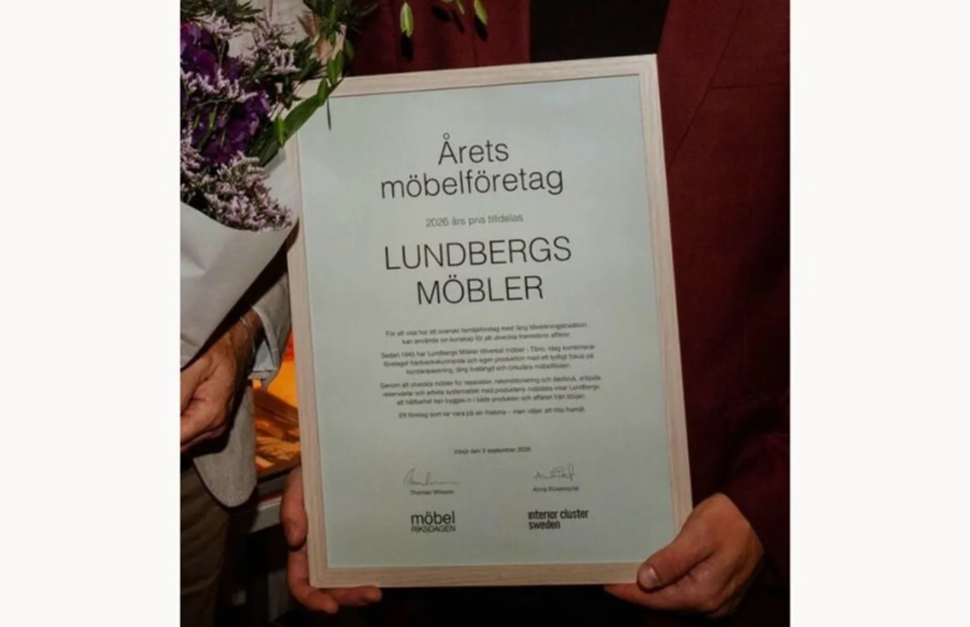 Årets möbelföretag 2026