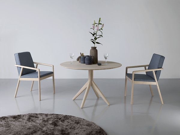 Miljö Ramo X, Leo karmfåtölj blå 531