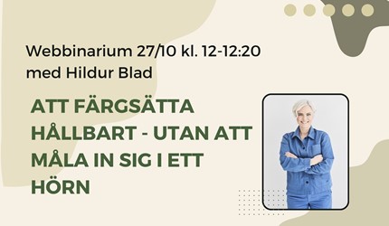 Färgsätta hållbart webb