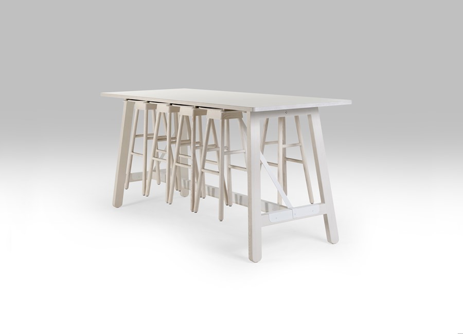 SBM vit 105 uppha¦êngda pallar